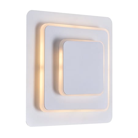 Cwi Lighting Private I LED Sconce With Matte White Finish 1238W9-103